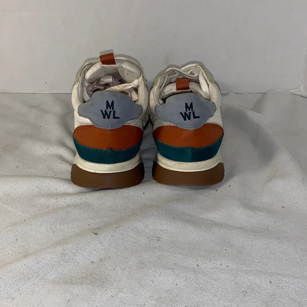 Madewell Low-Top Sneakers in White & Light Pink